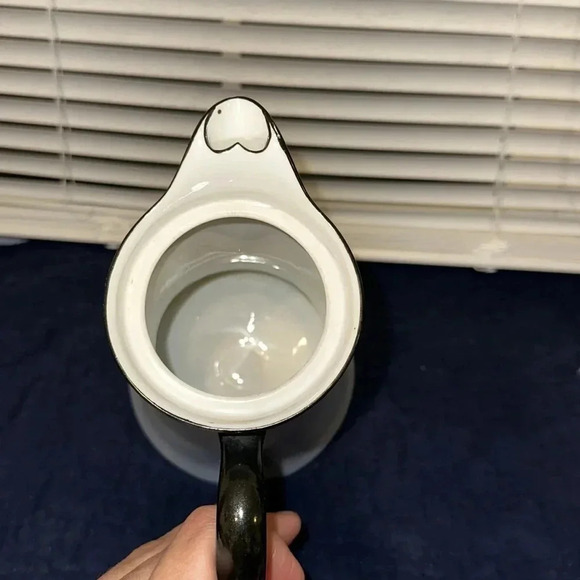 Antique Vintage Noritake Morimura Light Blue & Black Coffee Pot Made in Japan - Picture 5 of 16